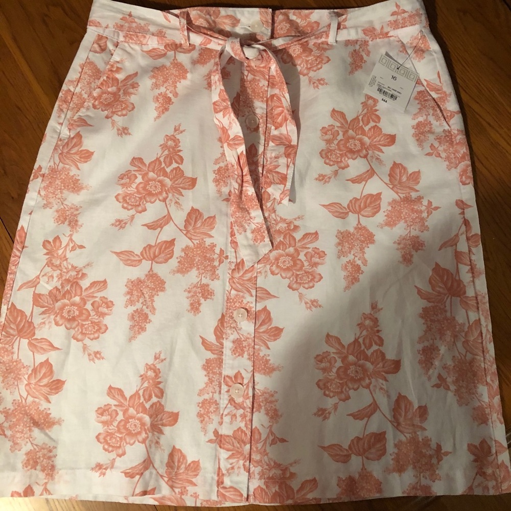 Skirt linen and cotton